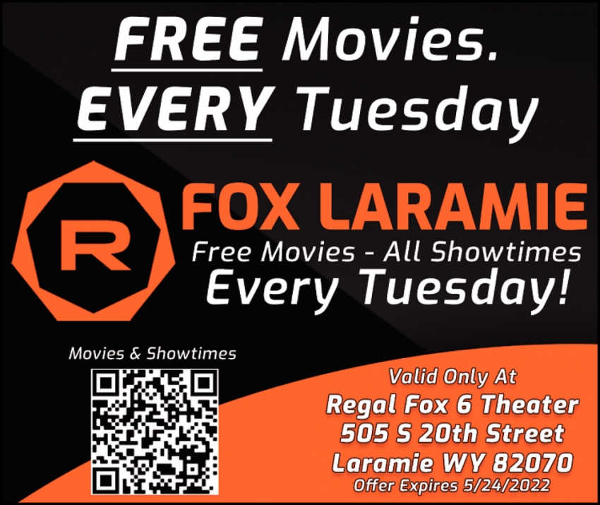 Free Movies All Showtimes, Regal Fox Theater