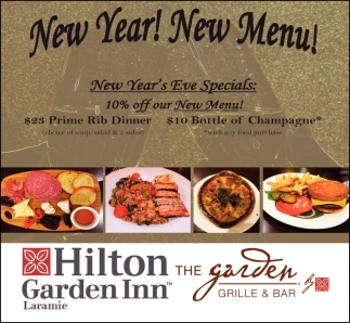 New Year New Menu Hilton Garden Inn Laramie Wy